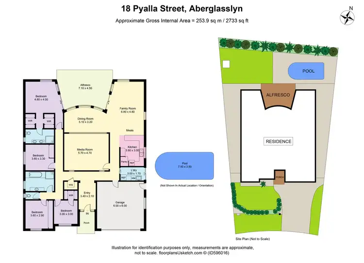 Floorplan of Homely house listing, 18 Pyalla Avenue, Aberglasslyn NSW 2320