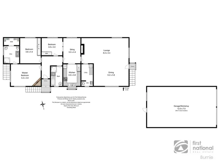 Floorplan of Homely house listing, 258 Mount Street, Upper Burnie TAS 7320