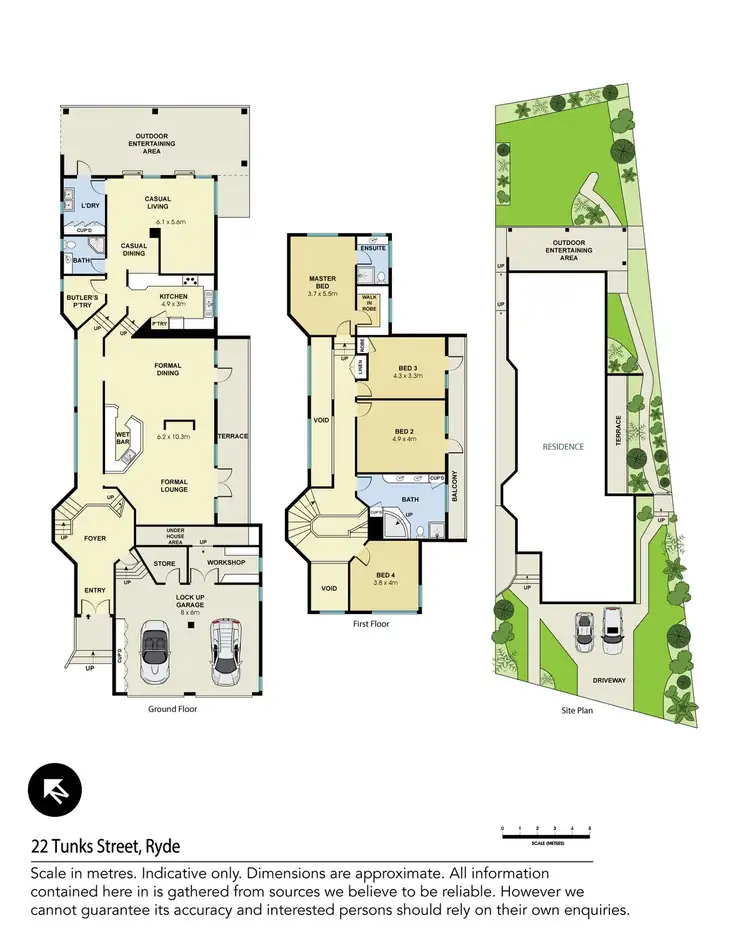 Floorplan of Homely house listing, 22 Tunks Street, Ryde NSW 2112