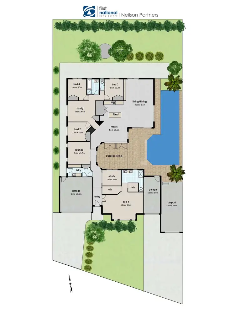 Floorplan of Homely house listing, 51 Janet Bowman Boulevard, Beaconsfield VIC 3807