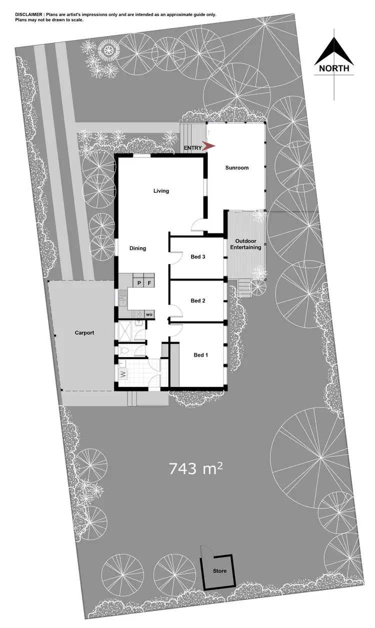 Floorplan of Homely house listing, 18 Eugenia Street, Rivett ACT 2611
