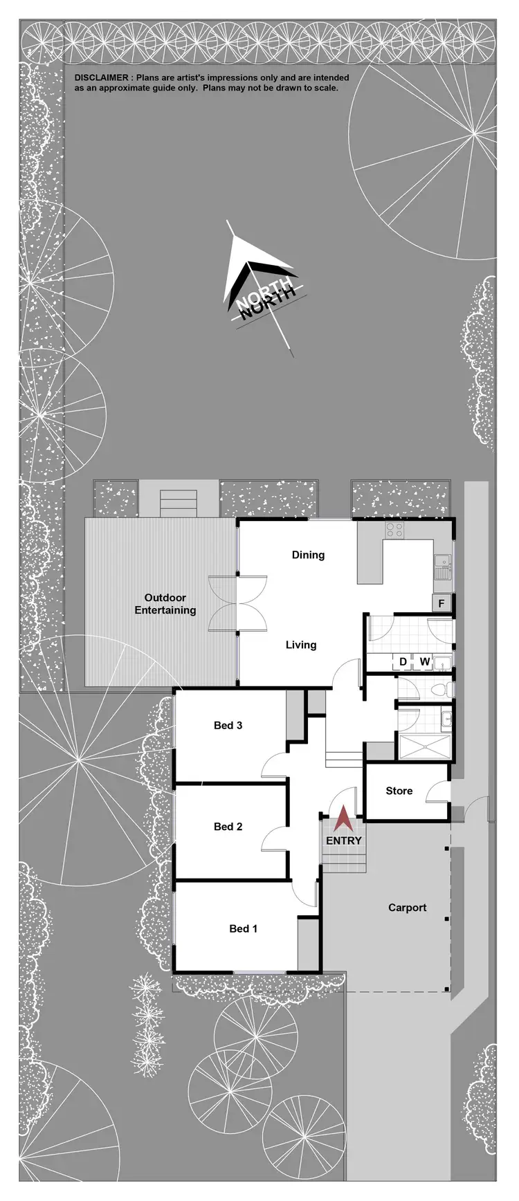 Floorplan of Homely house listing, 83 Walker Crescent, Narrabundah ACT 2604