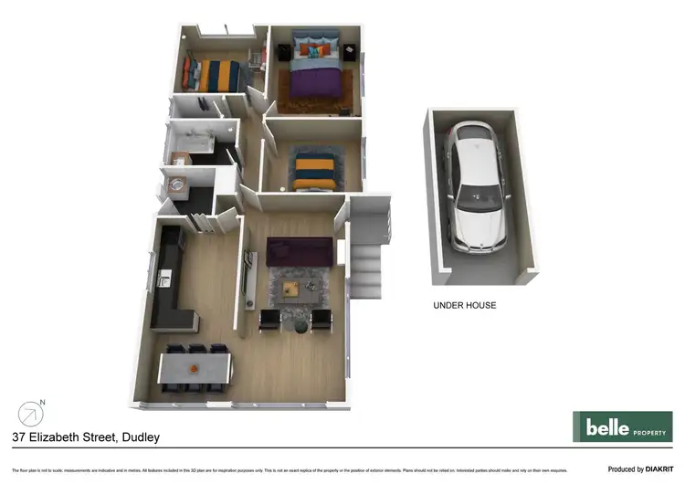 Floorplan of Homely house listing, 37 Elizabeth Street, Dudley NSW 2290