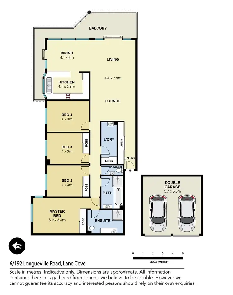 Floorplan of Homely apartment listing, 6/192 Longueville Road, Lane Cove NSW 2066