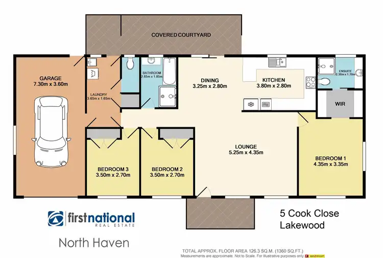 Floorplan of Homely house listing, 5 Cook Close, Lakewood NSW 2443