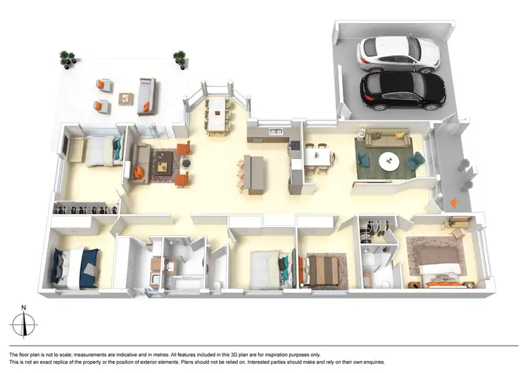 Floorplan of Homely house listing, 10 Ochre Place, Sunbury VIC 3429