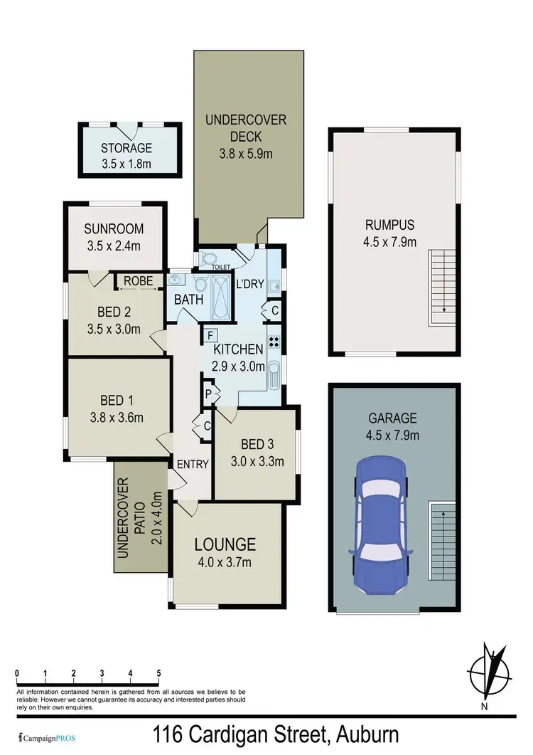 Floorplan of Homely house listing, 116 Cardigan Street, Auburn NSW 2144