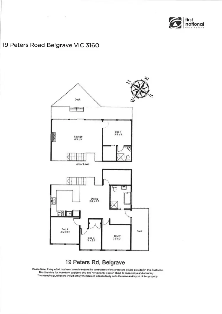 Floorplan of Homely house listing, 19 Peters Road, Belgrave VIC 3160