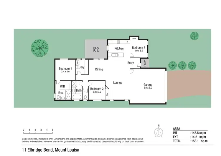 Floorplan of Homely house listing, 11 Elbridge Bend, Mount Louisa QLD 4814