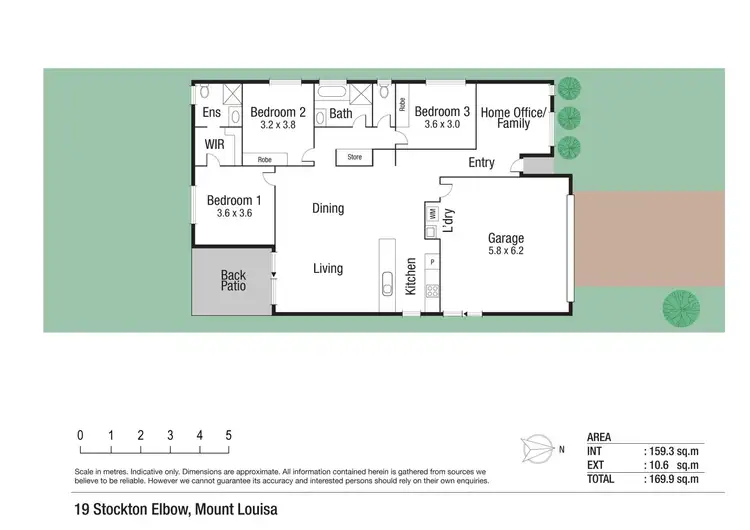 Floorplan of Homely house listing, 19 Stockton Elbow, Mount Louisa QLD 4814
