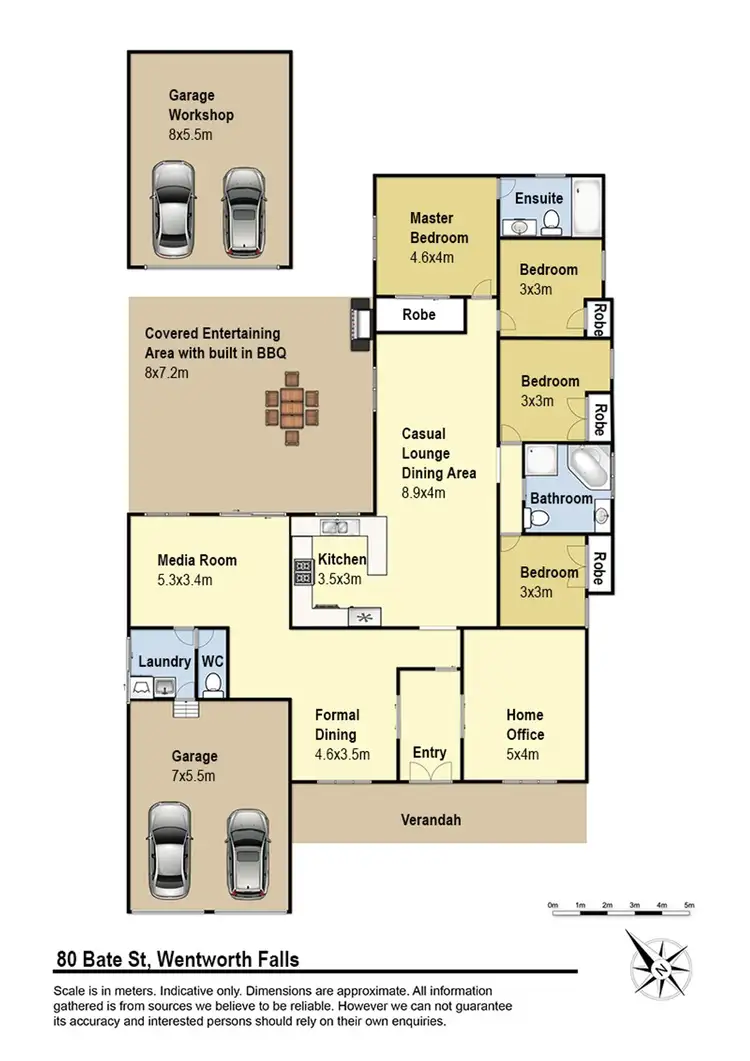 Floorplan of Homely house listing, 80 Bate Street, Wentworth Falls NSW 2782