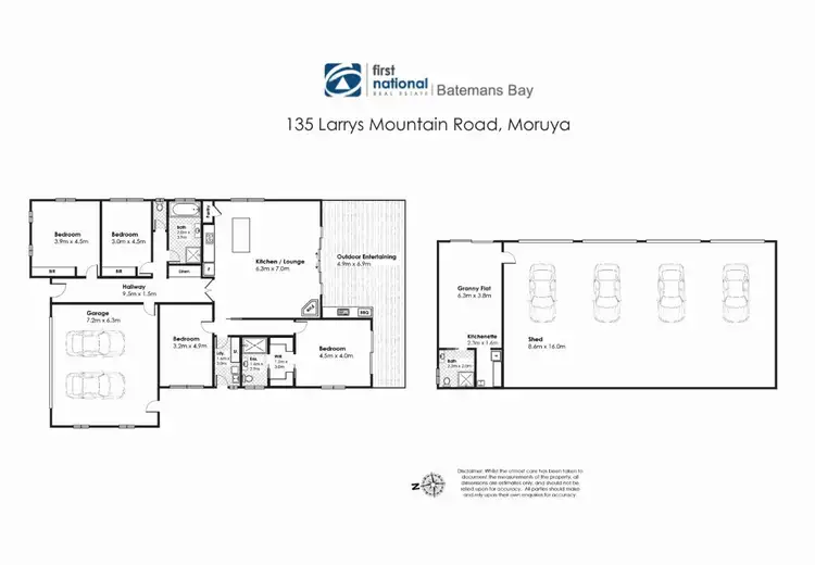 Floorplan of Homely house listing, 135 Larrys Mountain Road, Moruya NSW 2537