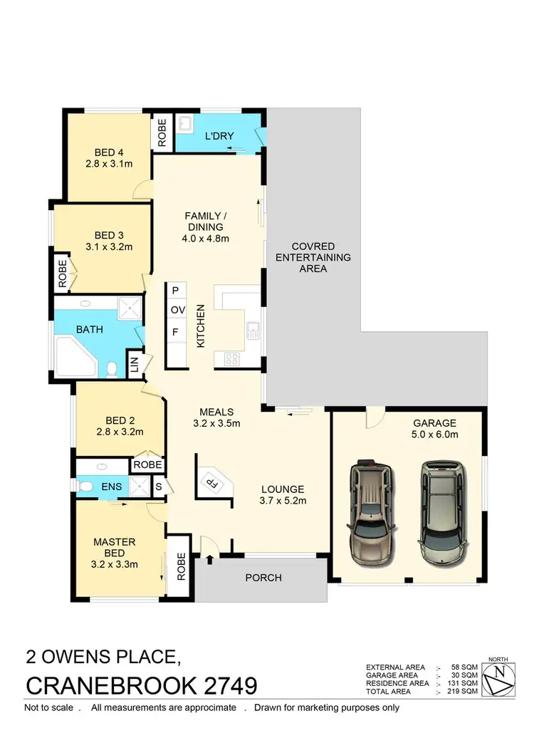 Floorplan of Homely house listing, 2 Owens Place, Cranebrook NSW 2749