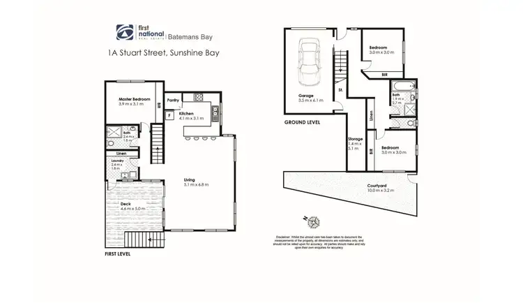 Floorplan of Homely house listing, 1A Stuart Place, Sunshine Bay NSW 2536