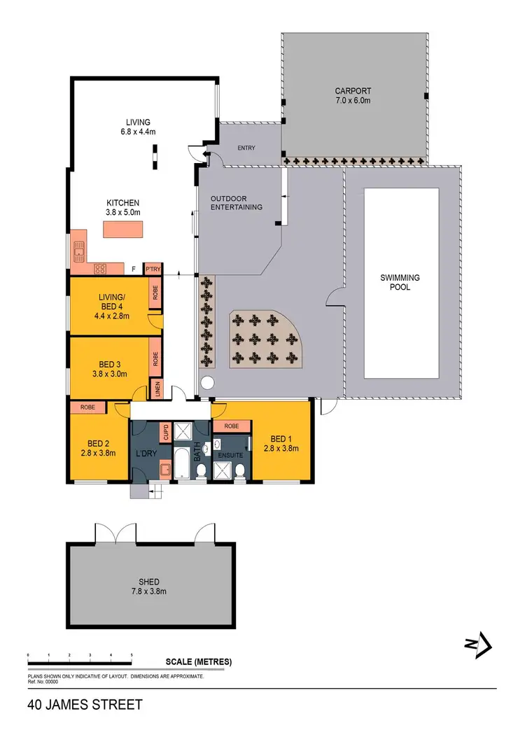 Floorplan of Homely house listing, 40 James Street, Strathdale VIC 3550