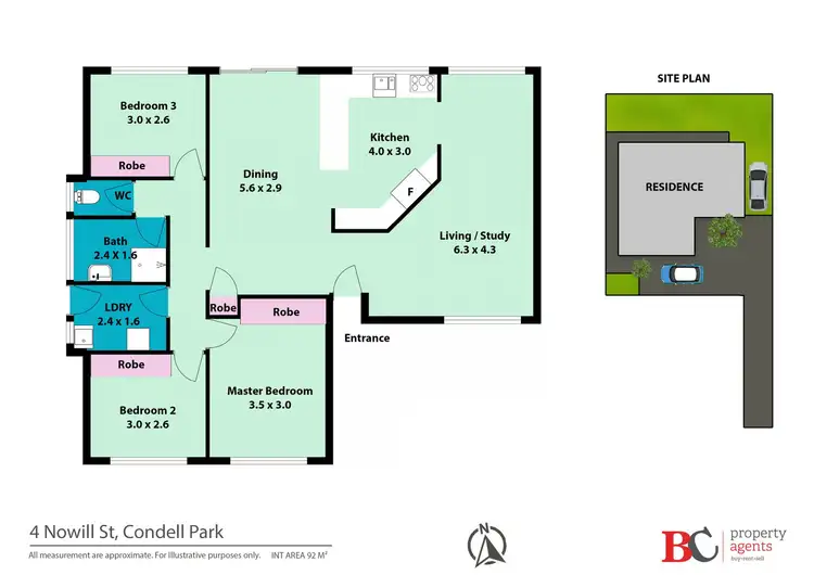Floorplan of Homely house listing, 4A Nowill Street, Condell Park NSW 2200