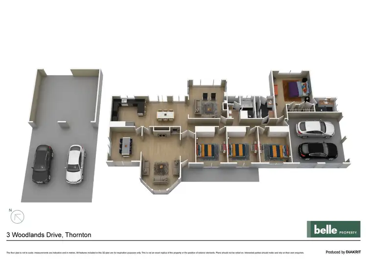Floorplan of Homely house listing, 3 Woodlands Drive, Thornton NSW 2322