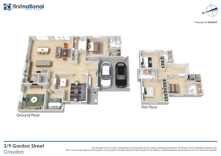 Floorplan of Homely townhouse listing, 3/9 Gordon Street, Croydon VIC 3136