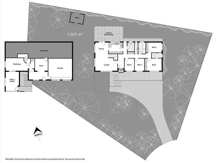 Floorplan of Homely house listing, 8 Butler Place, Campbell ACT 2612