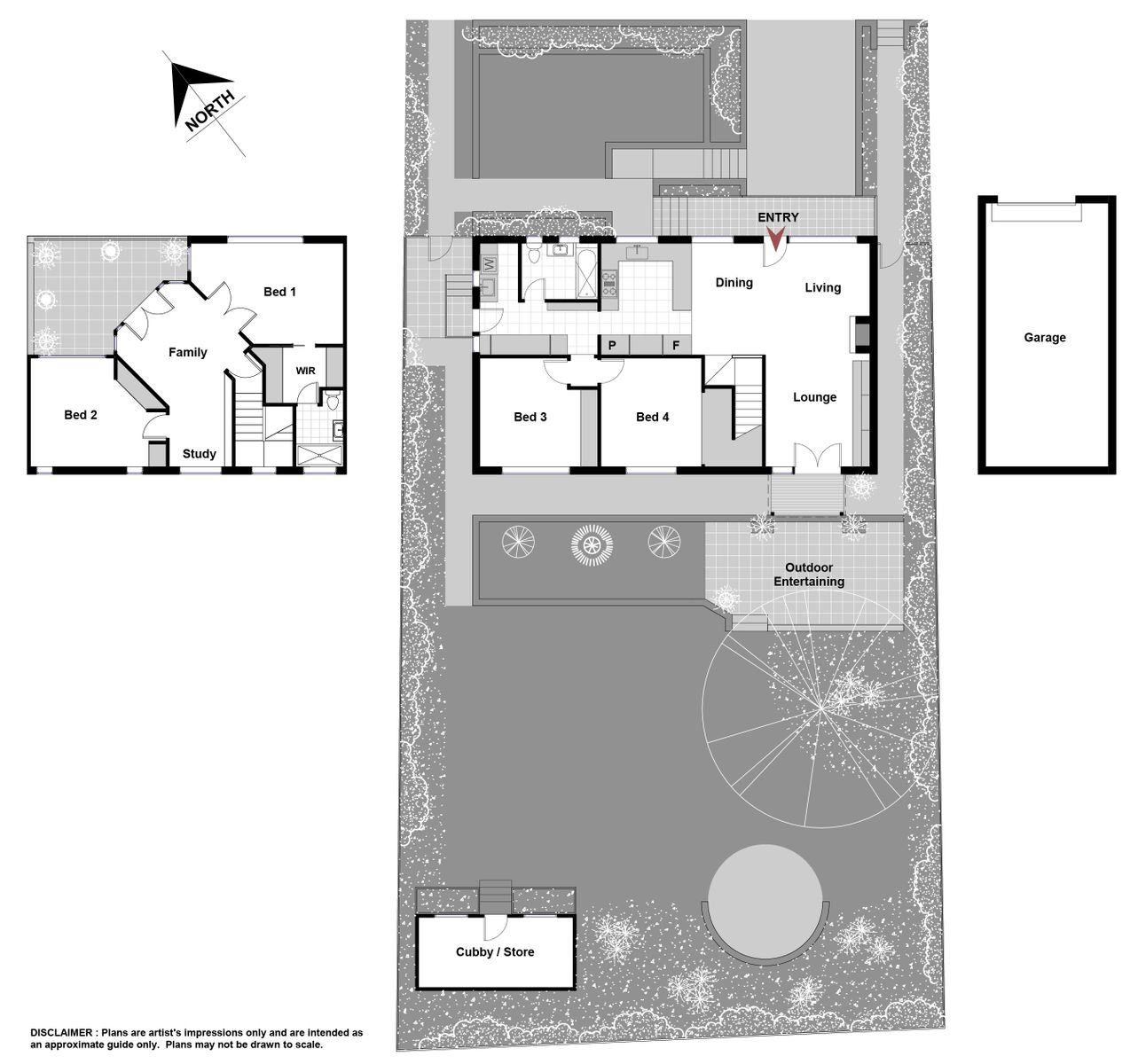 Floorplan of Homely house listing, 26 Caley Crescent, Narrabundah ACT 2604