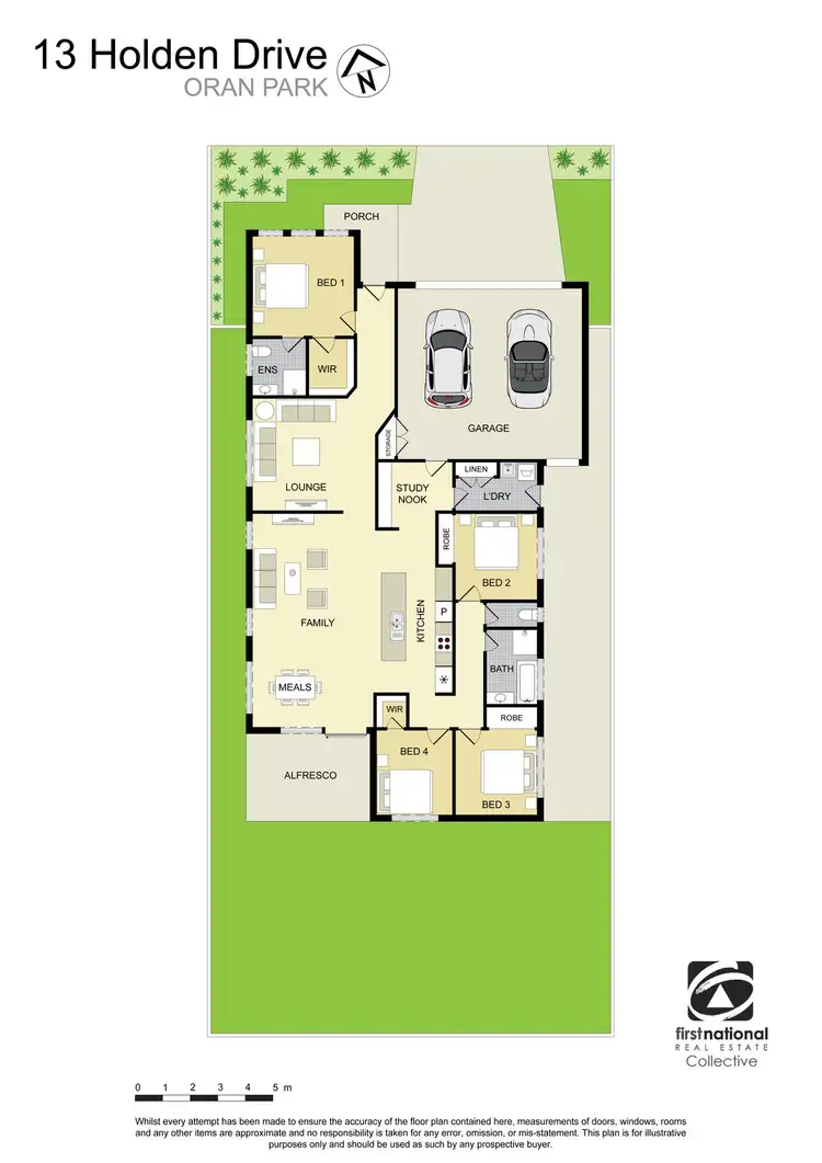 Floorplan of Homely house listing, 13 Holden Drive, Oran Park NSW 2570