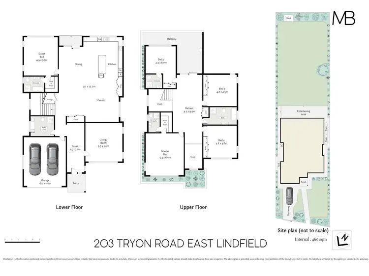 Floorplan of Homely house listing, 203 Tryon Road, East Lindfield NSW 2070