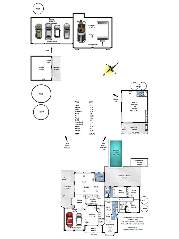 Floorplan of Homely house listing, 35 Cliff Road, Roseworthy SA 5371