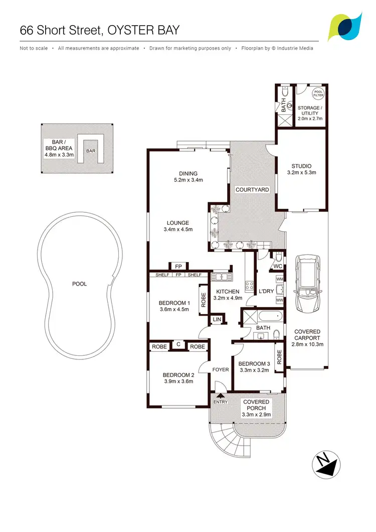 Floorplan of Homely house listing, 66 Short Street, Oyster Bay NSW 2225