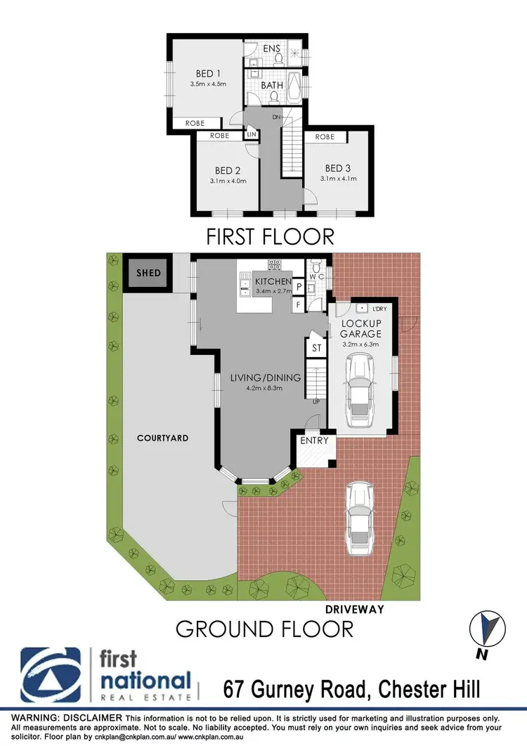 Floorplan of Homely semi-detached listing, 67 Gurney Road, Chester Hill NSW 2162