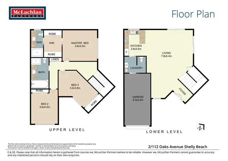 Floorplan of Homely townhouse listing, 2/112 Oaks Avenue, Shelly Beach NSW 2261