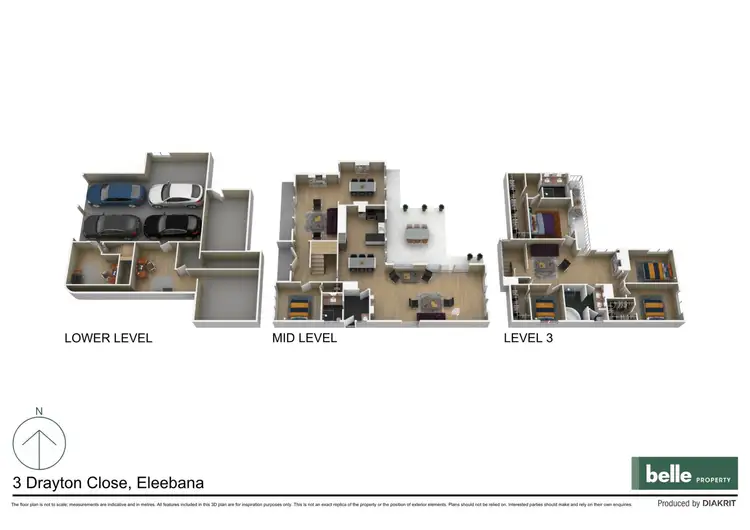 Floorplan of Homely house listing, 3 Drayton Close, Eleebana NSW 2282