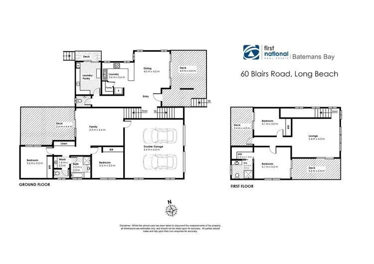 Floorplan of Homely house listing, 60 Blairs Road, Long Beach NSW 2536