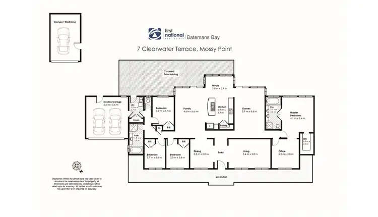 Floorplan of Homely house listing, 7 Clearwater Terrace, Mossy Point NSW 2537