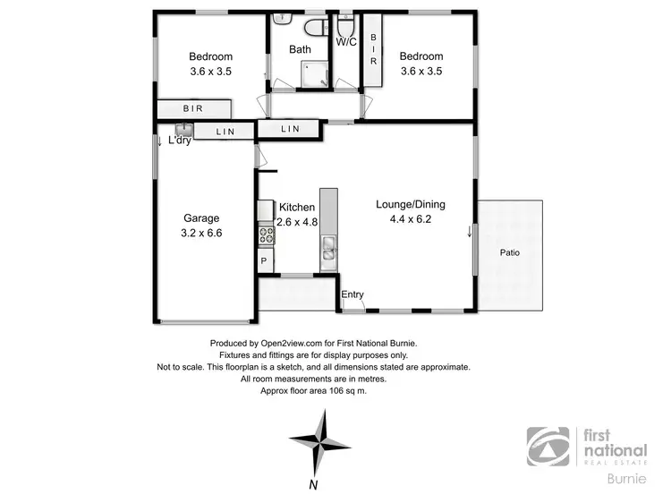 Floorplan of Homely unit listing, 3A Paramount Court, Shorewell Park TAS 7320