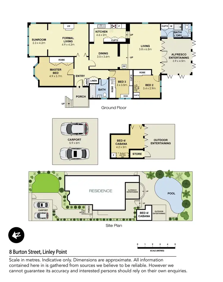 Floorplan of Homely house listing, 8 Burton Street, Linley Point NSW 2066