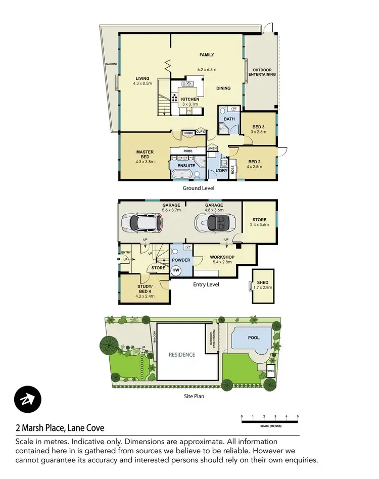 Floorplan of Homely house listing, 2 Marsh Place, Lane Cove NSW 2066