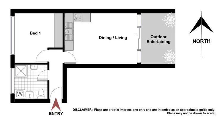 Floorplan of Homely apartment listing, 50/4 Wilkins Street, Mawson ACT 2607