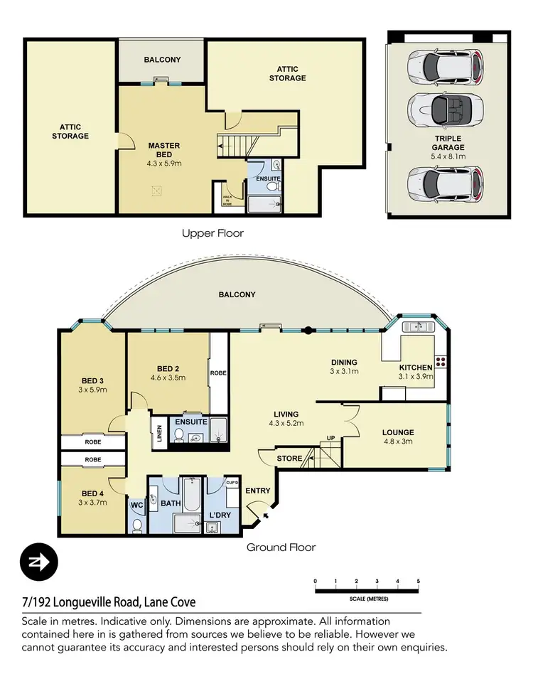 Floorplan of Homely apartment listing, 7/192 Longueville Road, Lane Cove NSW 2066