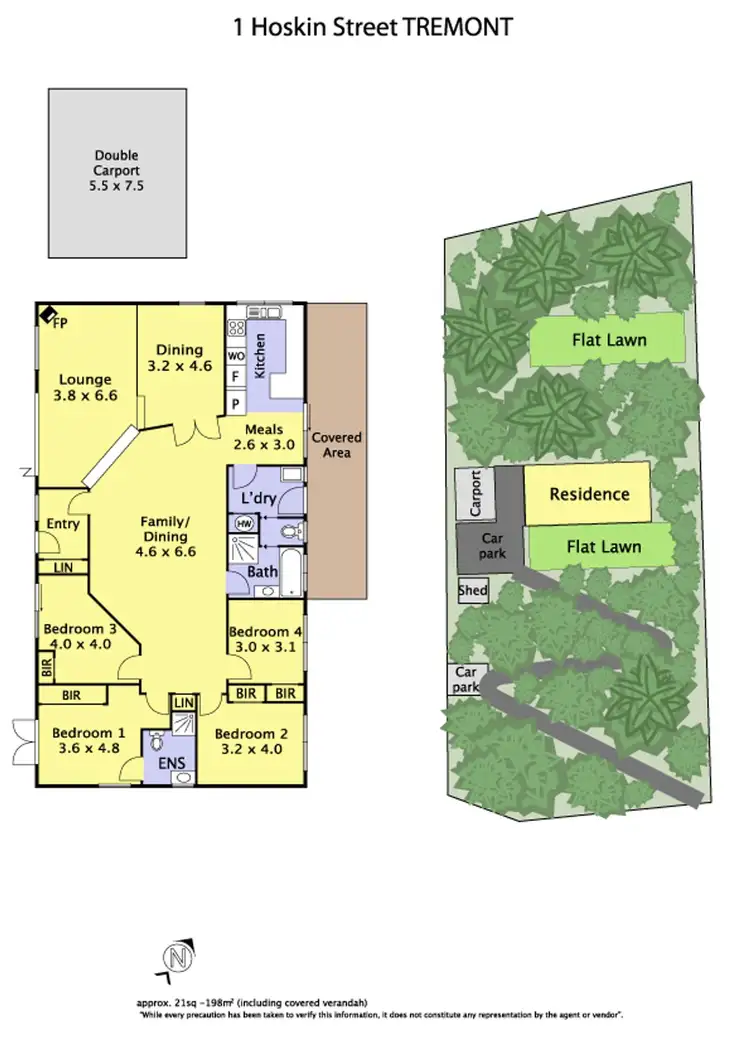 Floorplan of Homely house listing, 1 Hoskins Street, Tremont VIC 3785