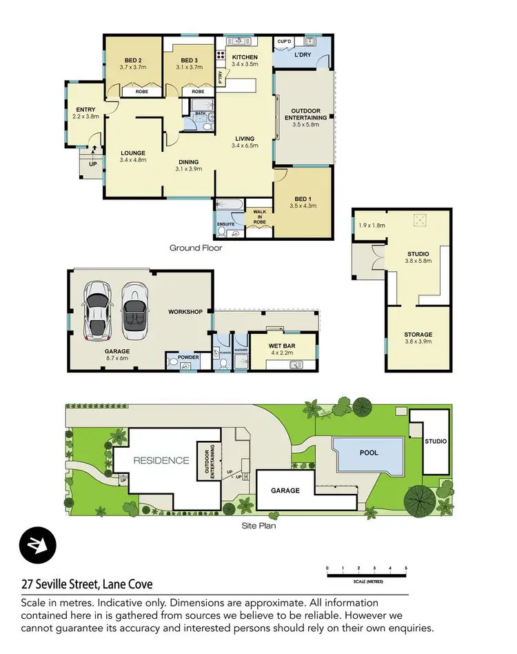Floorplan of Homely house listing, 27 Seville Street, Lane Cove NSW 2066