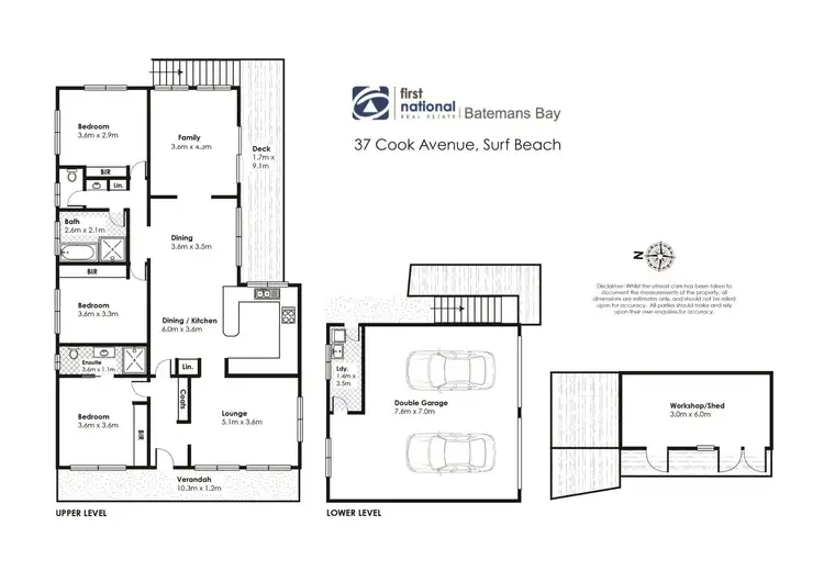 Floorplan of Homely house listing, 37 Cook Avenue, Surf Beach NSW 2536