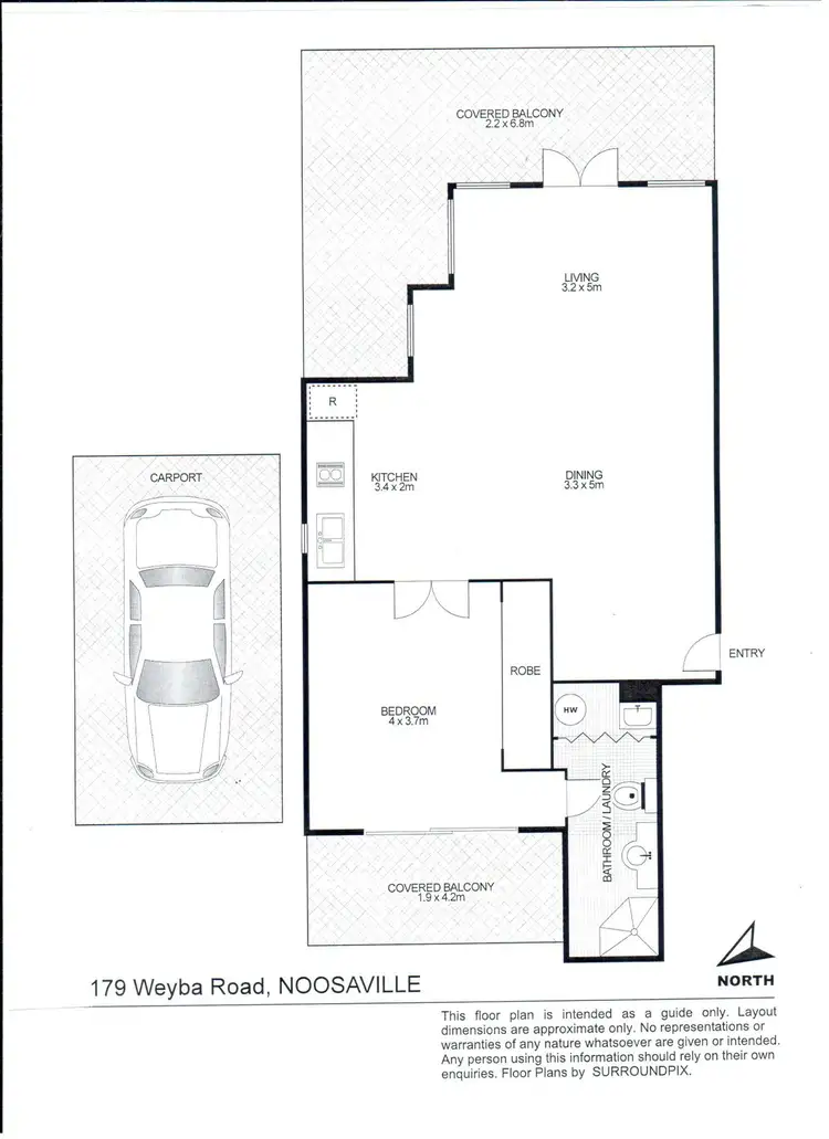 Floorplan of Homely unit listing, 80/179 Weyba Road, Noosaville QLD 4566