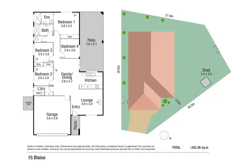 Floorplan of Homely house listing, 15 Blaise Court, Mount Louisa QLD 4814