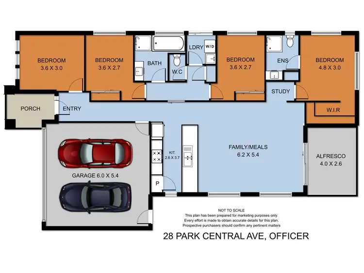 Floorplan of Homely house listing, 28 Park Central Avenue, Officer VIC 3809