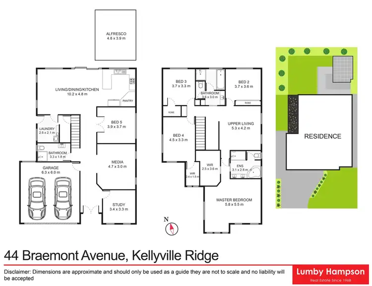 Floorplan of Homely house listing, 44 Braemont Avenue, Kellyville Ridge NSW 2155