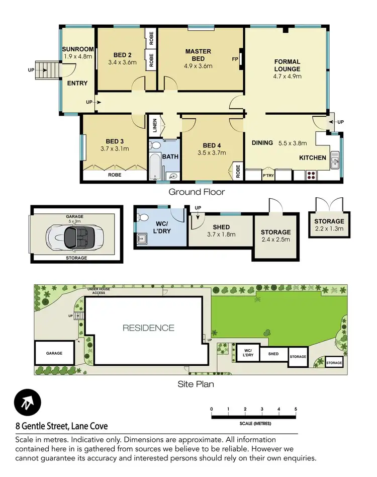 Floorplan of Homely house listing, 8 Gentle Street, Lane Cove NSW 2066