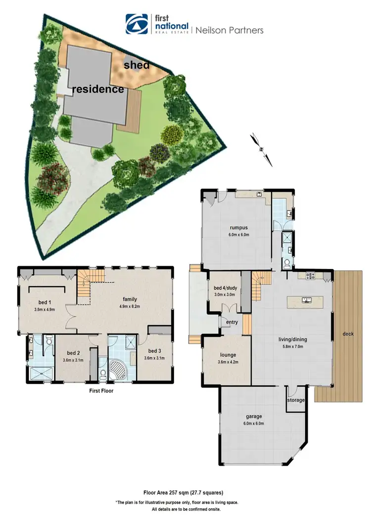 Floorplan of Homely house listing, 6 South Hidden Valley Circuit, Beaconsfield VIC 3807