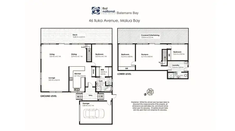Floorplan of Homely house listing, 46 Iluka Avenue, Malua Bay NSW 2536