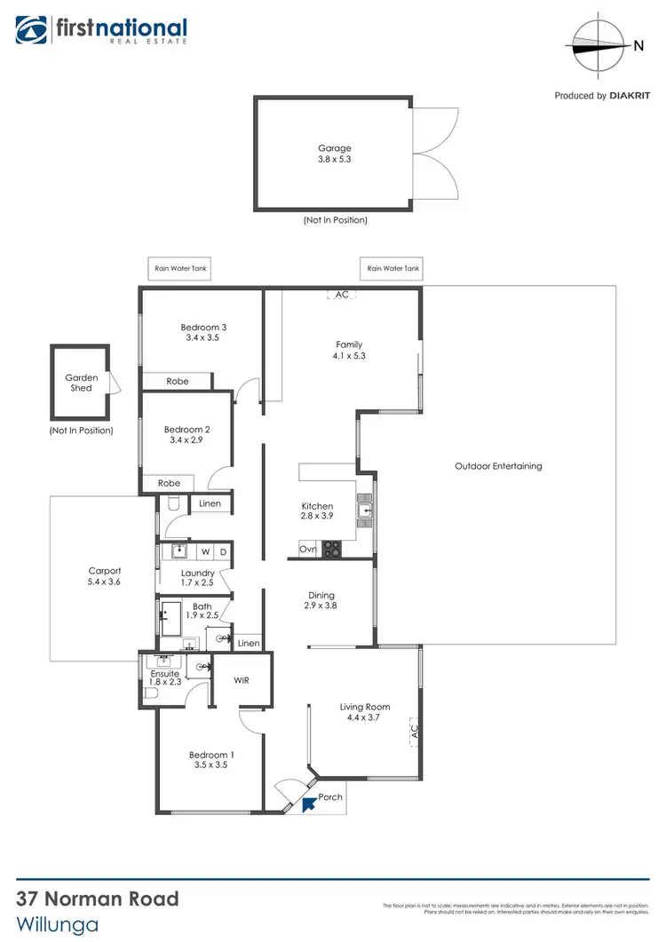 Floorplan of Homely house listing, 37 Norman Road, Willunga SA 5172