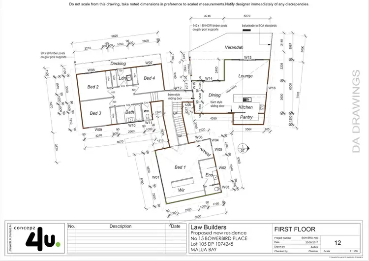 Floorplan of Homely house listing, 15 Bowerbird Place, Malua Bay NSW 2536